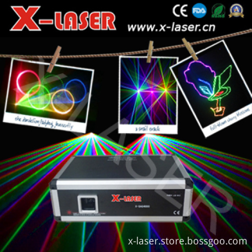 3W RGB Full Color Animation Laser Light (X-RGB3000)